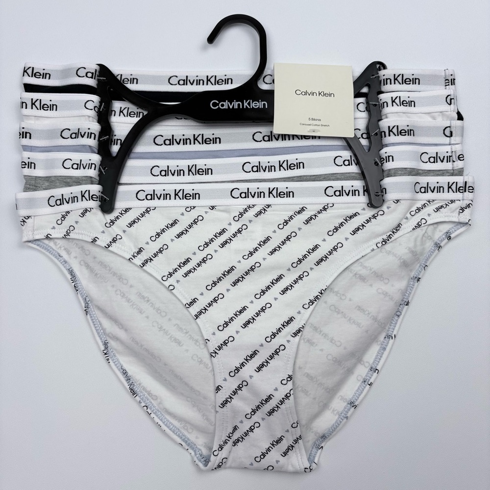 Calvin Klein Panty Womens Medium 5 Pack Bikini Underwear